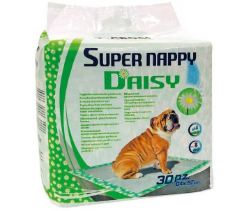 Croci Super Nappy Daisy Пеленки с ароматом ромашки для собак 84х54 см