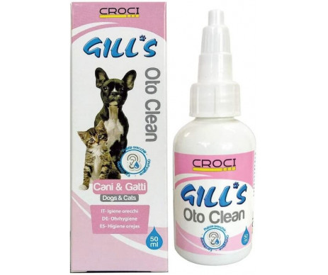 CROCI GILL'S Oto Clean dogs&cat Капли для ушей гигиенические, для собак и котов