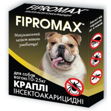 FIPROMAX Капли от блох и клещей для собак средних пород, 1 пипетка