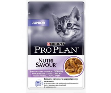 Pro Plan Cat Kitten Junior Nutrisavour Turkey Wet