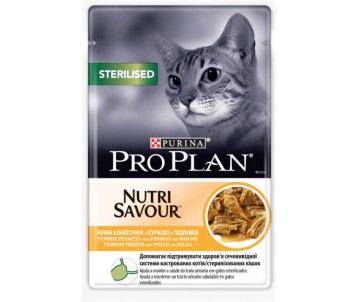 Pro Plan Cat Adult Sterilised Nutrisavour Sterilized Chiken Wet