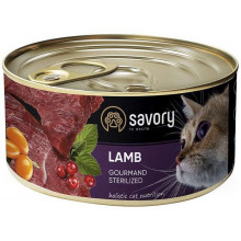 Savory Cat Gourmand Sterilized Lamb 
