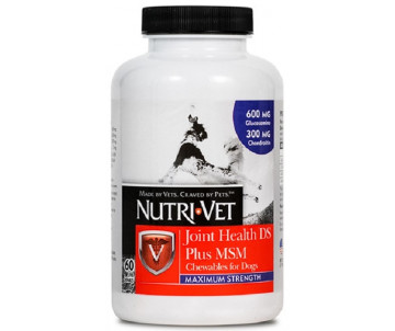 Nutri-Vet Joint Health DS Plus MSM Maximum Strength Жевательные таблетки для собак