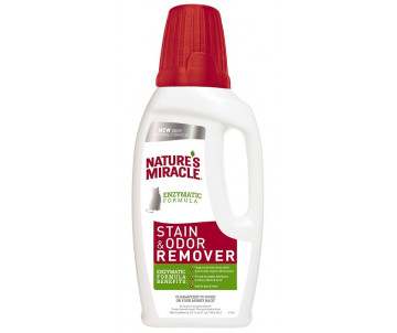 8in1 Nature's Miracle Stain Odor Remover устранитель пятен и запахов для кошек