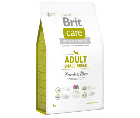Brit Care Dog Adult Small Breed Lamb Rice 