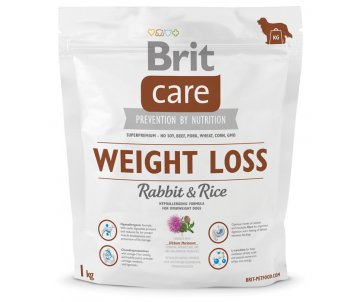 Brit Care Dog Adult Weight Loss Rabbit Rice