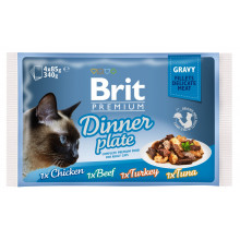 Brit Premium Cat Adult Dinner Plate Gravy pouch