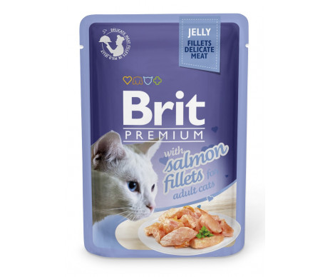Brit Premium Cat Adult Salmon Jelly