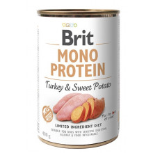 Brit Mono Protein Dog Adult Turkey, Sweet Potato Pate