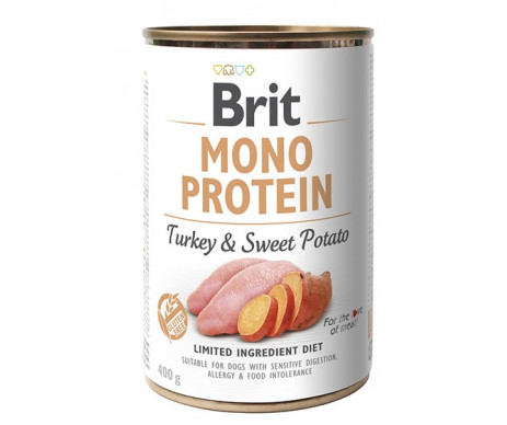 Brit Mono Protein Dog Turkey Sweet Potato Wet