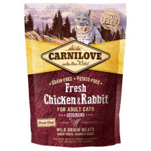 Carnilove Cat Adult Fresh Chicken Rabbit Gourmand
