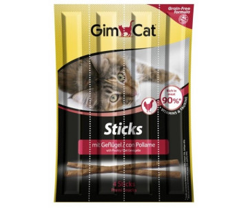 GimCat Sticks Мясные палочки для кошек grain-free 4шт.