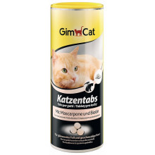 GimCat Katzentabs Mascarpone Biotin Маскарпоне + биотин витаминизированные лакомства