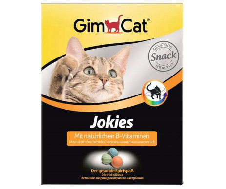 GimCat Jokies лакомства с витамином B для улучшения обмена веществ, аппетита