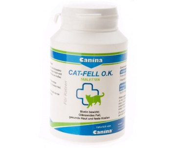 Canina Cat-Fell O.K. Tabletten биотин с микроэлементами