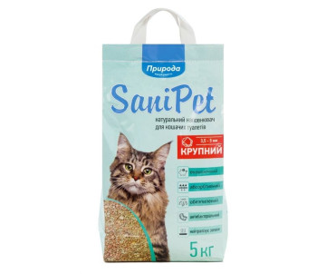 SaniPet Крупный бентонитовый наполнитель для кошачьих туалетов