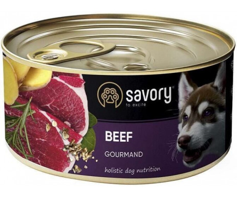 Savory Dog Gourmand Вeef Wet