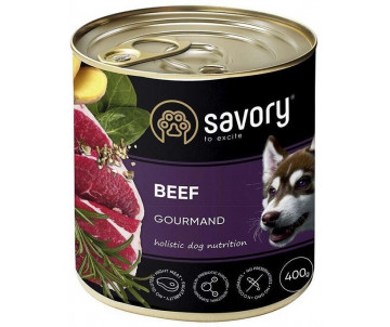 Savory Dog Gourmand Вeef Wet