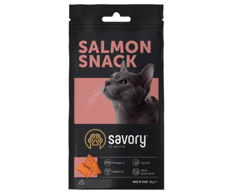 Savory Snack Salmon Хрустящие лакомства для котов