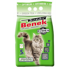 Super Benek Бентонитовый Оптимальний наполнитель для кошачьего туалета с ароматом зеленого чая