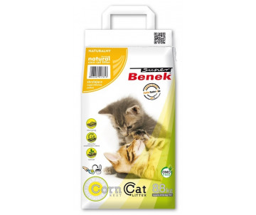 Super Benek Кукурузный наполнитель для кошачьего туалета натуральный