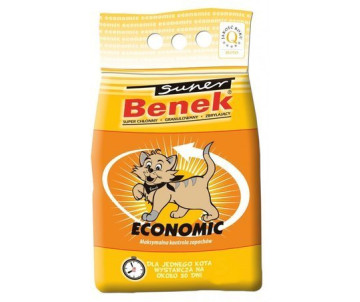 Super Benek Бентонитовый Экономный наполнитель для кошачьего туалета натуральный