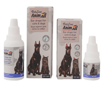 AnimAll VetLine Ear Drops Вушні краплі для котів і собак