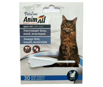 AnimAll VetLine спот-он от блох для котов