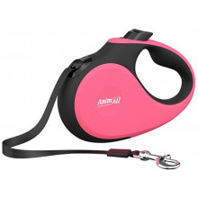 AnimAll Deluxe Pink рулетка-поводок для собак 