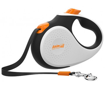 AnimAll Deluxe Gray рулетка-поводок для собак 