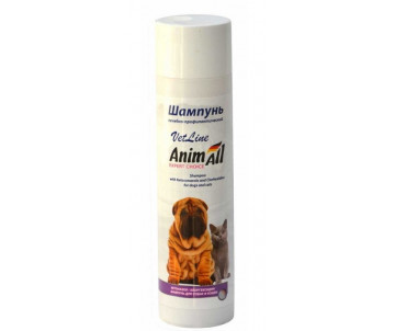 AnimAll VetLine Шампунь з хлоргексидином і кетаконазолом для котів і собак