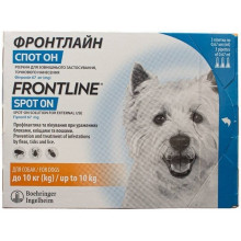 FrontLine Spot On Фронтлайн капли от блох и клещей для собак, 1 шт