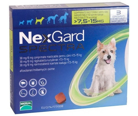 NexGard Spectra против паразитов для собак, 1 таб