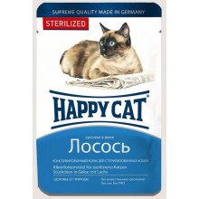 Happy Cat sterilisiert Lachs Gelee