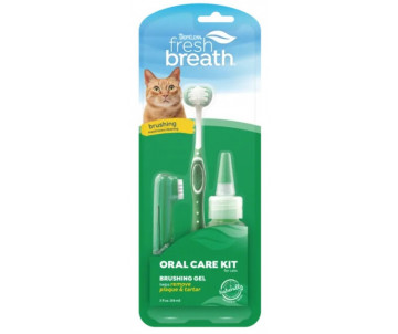 TropiClean FRESH BREATH набор для ухода за полостью рта для кошек