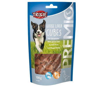 Trixie PREMIO Guse Liver Cubes Лакомство для собак с утиной печенью