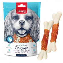 Wanpy Dog Chicken Jerky & Calcium Bone Twists Лакомство для собак