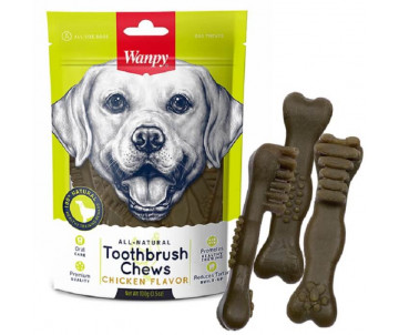 Wanpy Dog Toothbrush Chews Chicken Лакомство для собак