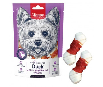 Wanpy Dog Duck Jerky & Rawhide Wraps Лакомство для собак