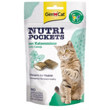 GimCat Nutri Pockets Кошачья мята+Мультивитамин для кошек 