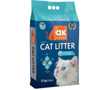 AK Cat Products Compact Cat Litter Marselle Soap бентонитовый наполнитель для кошачьего туалета с ароматом марсельского мыла