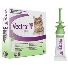 Ceva Vectra Felis Капли на холку от блох и клещей для котов и кошек, 1 шт
