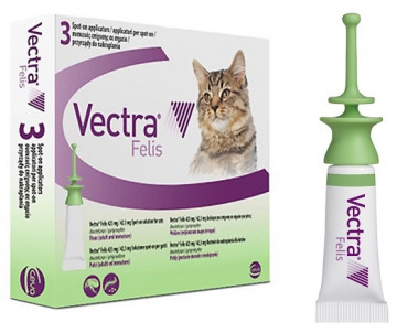 Ceva Vectra Felis Капли на холку от блох и клещей для котов и кошек, 1 шт