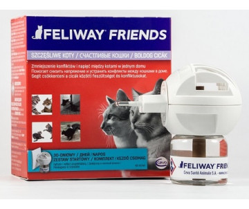 Ceva Feliway Friends (диффузор + сменный блок) Устройство для снятия стресса и коррекции поведения у кошек при групповом содержании