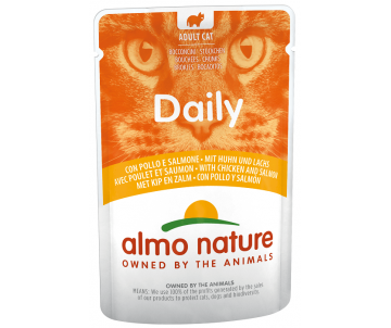 Almo Nature Daily Cat Adult Chicken Salmon Jelly