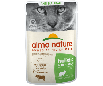 Almo Nature Holistic Anti Hairball Cat Beef 