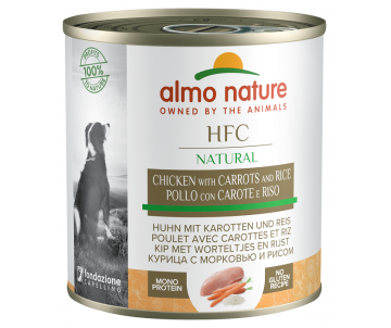 Almo Nature HFC Natural Dog Adult Chicken, Carrots Gravy