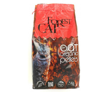Forest Cat OAT Organic Pellets Овсяный наполнитель для кошачьего туалета