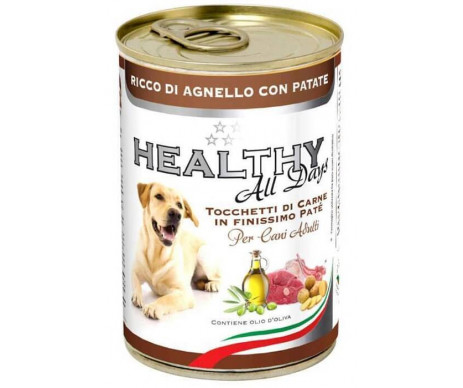 Healthy All days Dog Паштет с кусочками ягненка и картошки для собак