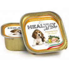 Healthy All days Dog Паштет с кусочками курицы и риса для щенков